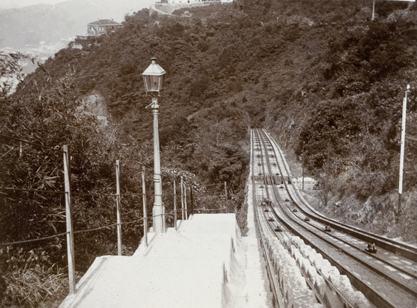 Barker Road/Plantation Road Station and Peak Tramway, Hong Kong