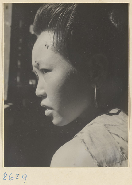 Woman wearing hoop earrings in the Lost Tribe country