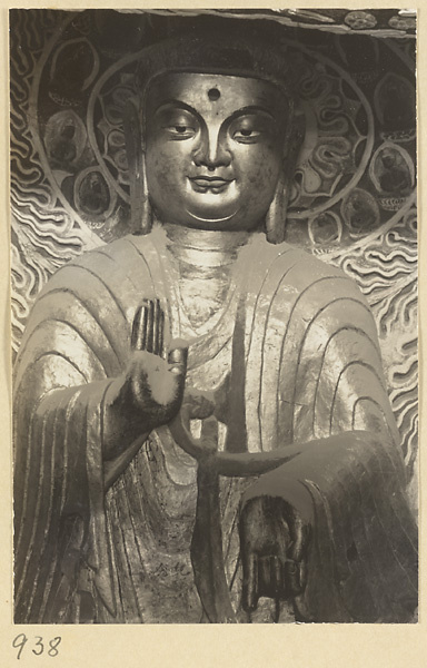 Statue of Buddha at the Yun'gang Caves