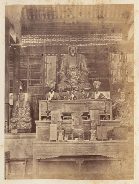 An altar in a temple