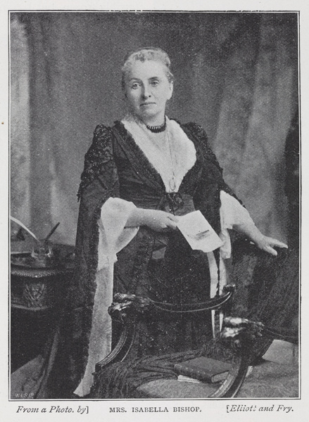 Isabella Lucy Bird (Mrs Isabella Lucy Bishop), author and photographer