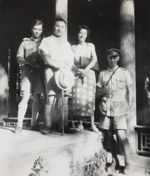 John E. Stanfield, Major-General Ho Kan Tzen, Mrs Ho, and Adrian Evans