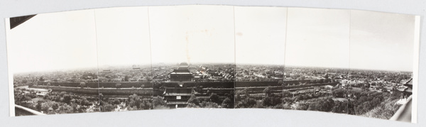 Panorama of the Forbidden City, Peking, 1945