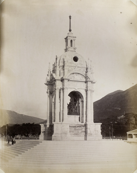 Feu de joie, Unveiling of Statue of Queen Victoria, Statue Square, Hong Kong