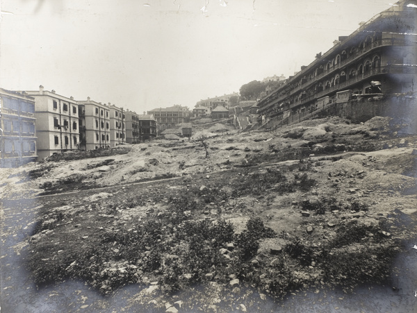 Demolition of Chinese housing in Taipingshan during the Plague of 1894, Hong Kong