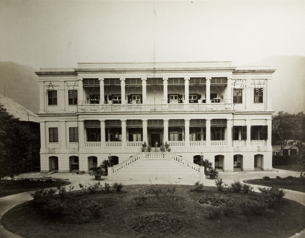 Frontal view of Government House, Hong Kong