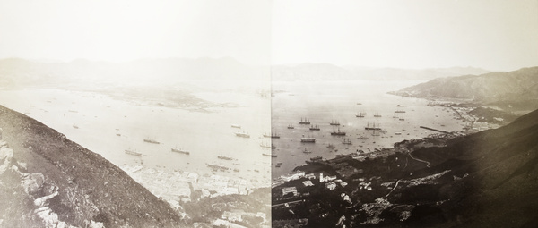 Panorama of Victoria Harbour, Hong Kong