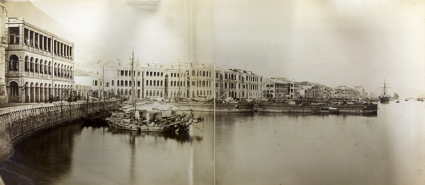 Panorama view of the Praya (1/3), Hong Kong