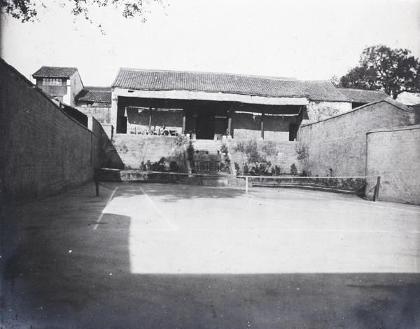 Tennis court and pavilion, Anqing (安庆）