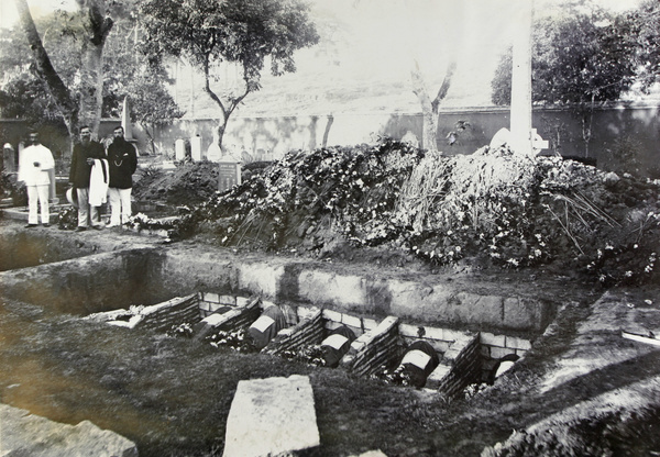 Graves dug for victims of the ‘Kucheng massacre’, ‘God’s Acre’, Fuzhou