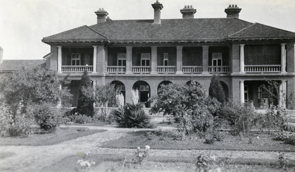A.P.C. offices and garden, 1920s