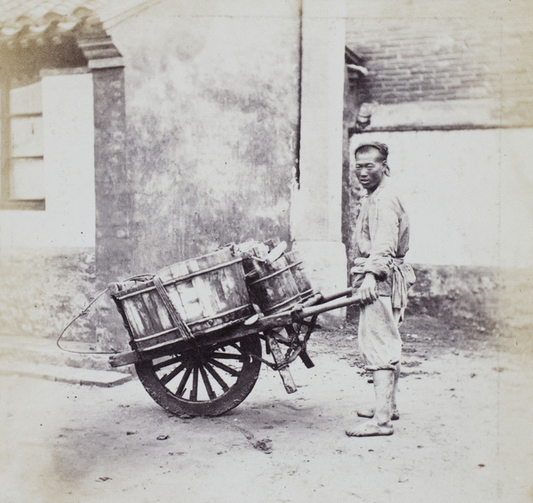 Water wagon and waggoner, Beijing