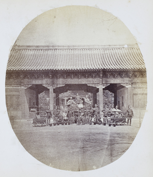 Peking Fire Brigade, at the British Legation, Beijing, 1878