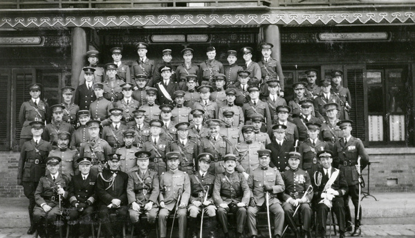 Officers of many nations, Peking