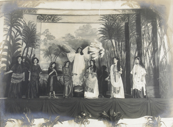 An unidentified amateur theatrical production relating to Moses