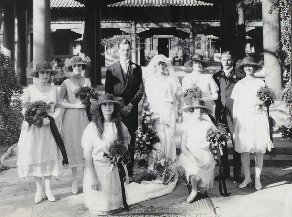 A wedding at the British Legation, Peking