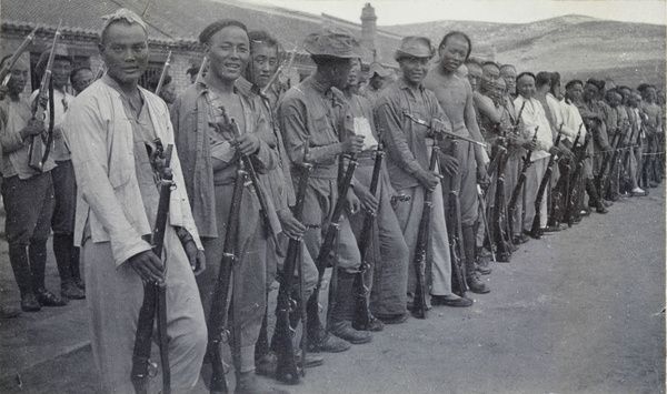 Soldiers, 1st Chinese Regiment, Weihaiwei