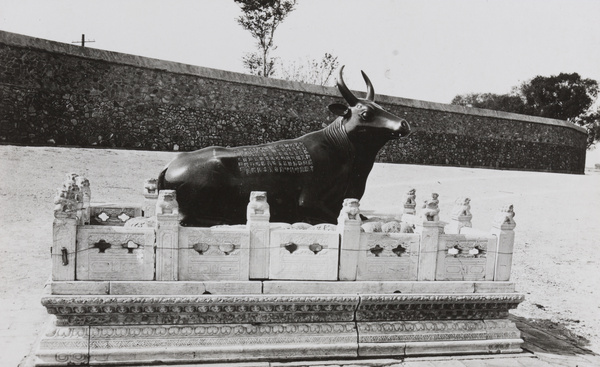 Bronze ox, Summer Palace, Peking
