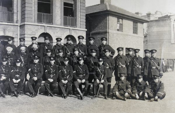 Sinza Police Station personnel, Shanghai, 1933 (right side)