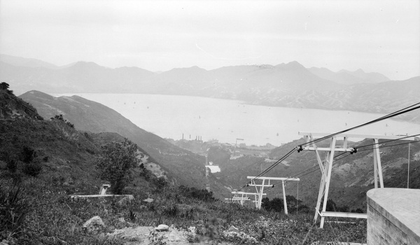 Hong Kong from Mount Parker, with cable car