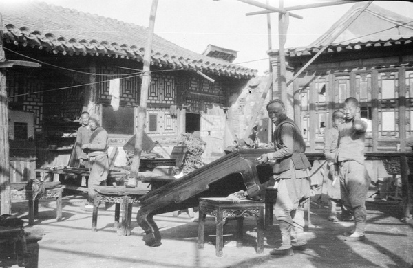 Furniture Shop, Peking, 1920