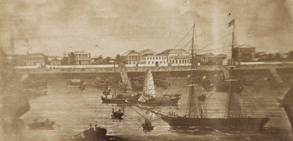Artwork of the Bund and shipping, Shanghai