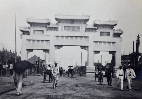 Dongdan pailou dajie, in memory of Baron von Ketteler, Peking