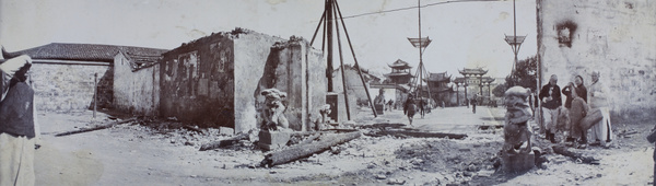 The Hubei Viceroy's Yamen, burned by revolutionaries