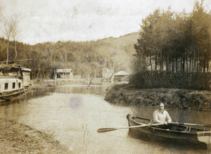 William Armstrong rowing