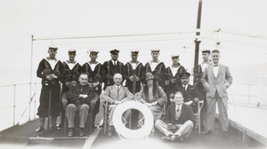 Group photograph on board S.S. Wantung