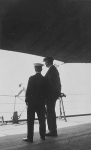 Miles Lampson and Vice Admiral Waistell