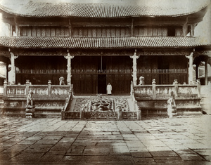 Hall with ornate steps