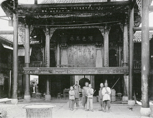 Theatre in a temple