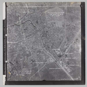USAAF aerial view of Jining, Shandong