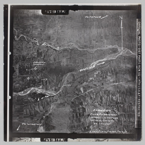 USAAF aerial view of Shuozhou, Shanxi