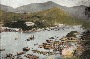 Aberdeen Bay and Harbour (石排灣 Shek Pai Wan), Hong Kong Island