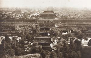 The Forbidden City, Peking, viewed from Jingshan
