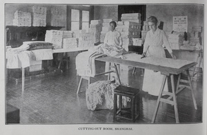 The British Women's Work Association Cutting-out Room, Shanghai
