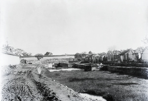 'The Jade River' canal outside the British Legation, Peking