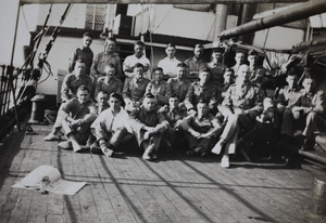 Group on board s.s. Taming, 1930