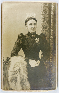 Emma Spry Sampson, mother of James W. Carrall, 1892