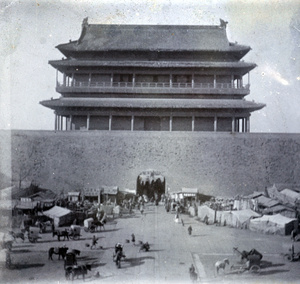 Gate tower of Qianmen, Peking
