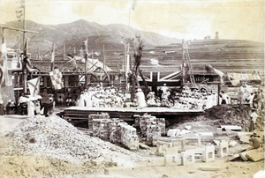 Laying the Foundation Stone, China Inland Mission School, Chefoo, 1896