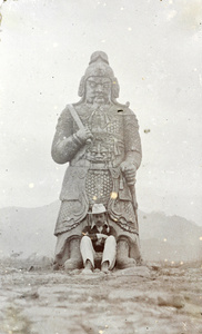 Stone figure of a general or military mandarin, Ming Tombs, Peking
