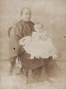 Portrait of a Chinese woman and Constance Henderson