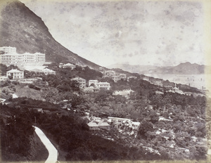 View of Hong Kong from mid-levels. Victoria Peak, Hong Kong