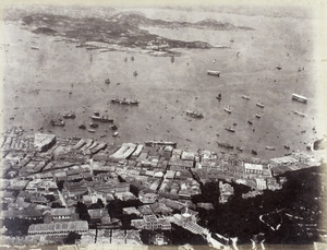 View of the Victoria Harbour and the opposite Tsim Sha Tsui (尖沙咀), Hong Kong