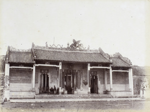 A Chinese temple, possibly Canton