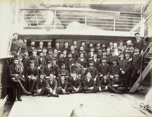 Group photograph of the crew of Empress of China