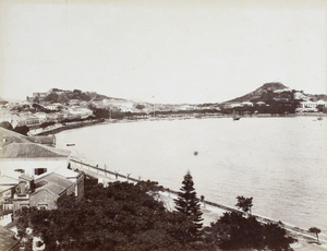 View of Praia Grande (南灣), and harbour, Macau